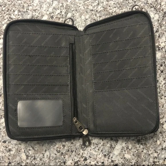 Montana West Western Tooled Phone Case Crossbody Wallet 7.5”x5” EUC - Picture 3 of 6